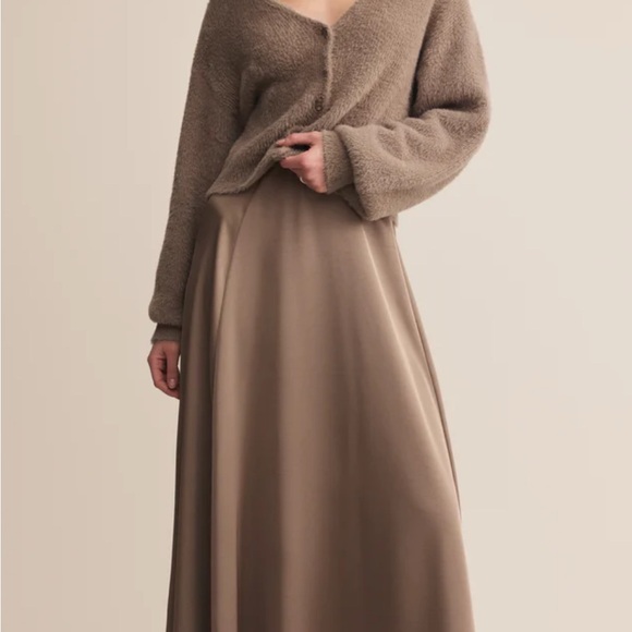 Z Supply Dresses & Skirts - NWT Z SUPPLY NORTHPOINT SATIN MIDI SKIRT